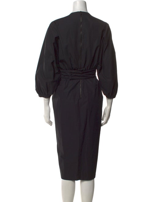 Narciso Rodriguez V-Neck Midi Length Dress