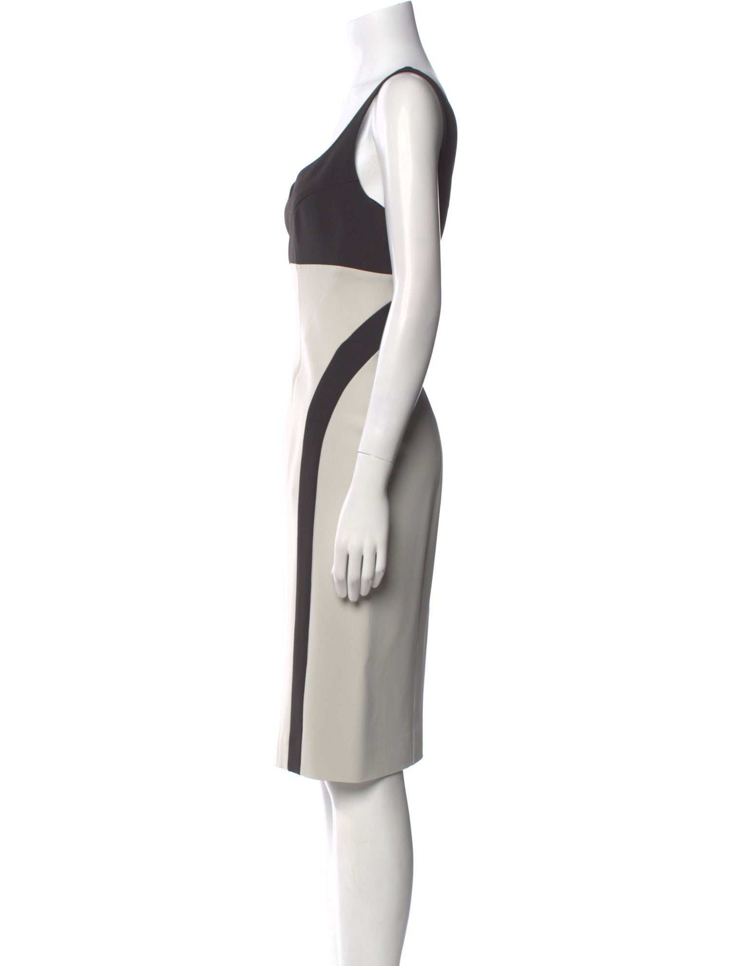 Narciso Rodriguez V-Neck Knee-Length Dress