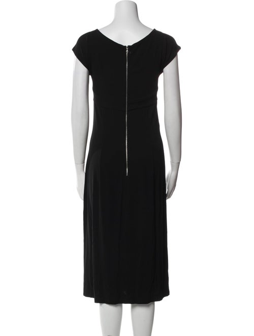 Narciso Rodriguez Scoop Neck Midi Length Dress