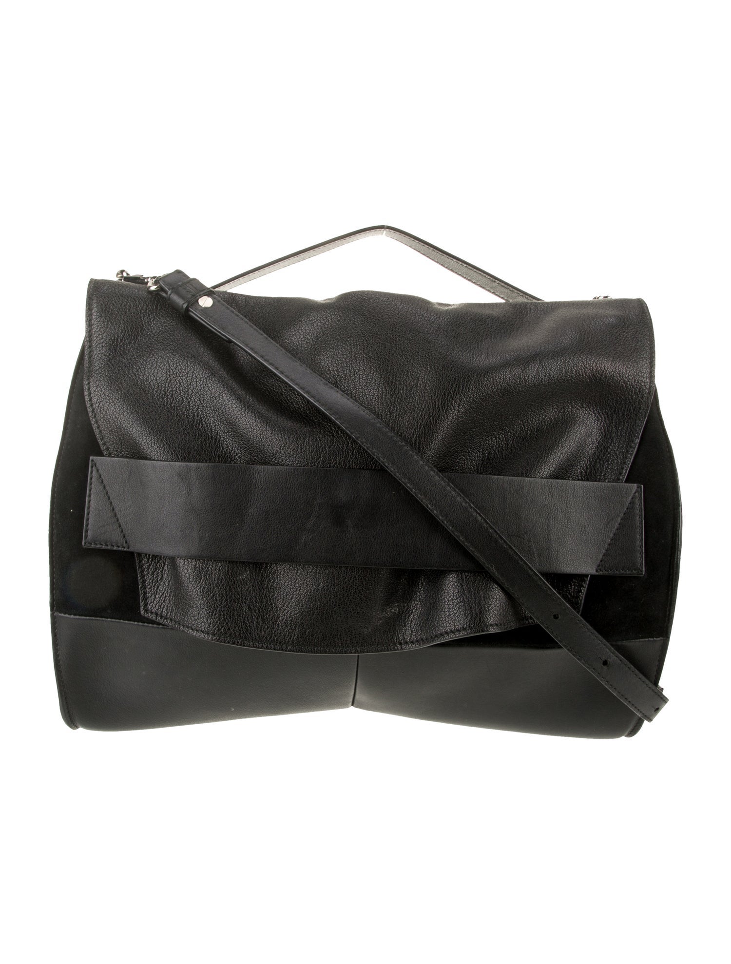Narciso Rodriguez Leather Messenger Bag