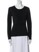 Narciso Rodriguez Scoop Neck Long Sleeve Sweatshirt
