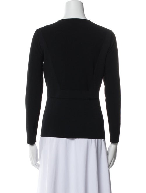 Narciso Rodriguez Scoop Neck Long Sleeve Sweatshirt