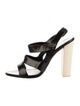 Narciso Rodriguez Leather Slingback Sandals