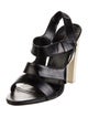 Narciso Rodriguez Leather Slingback Sandals