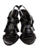 Narciso Rodriguez Leather Slingback Sandals