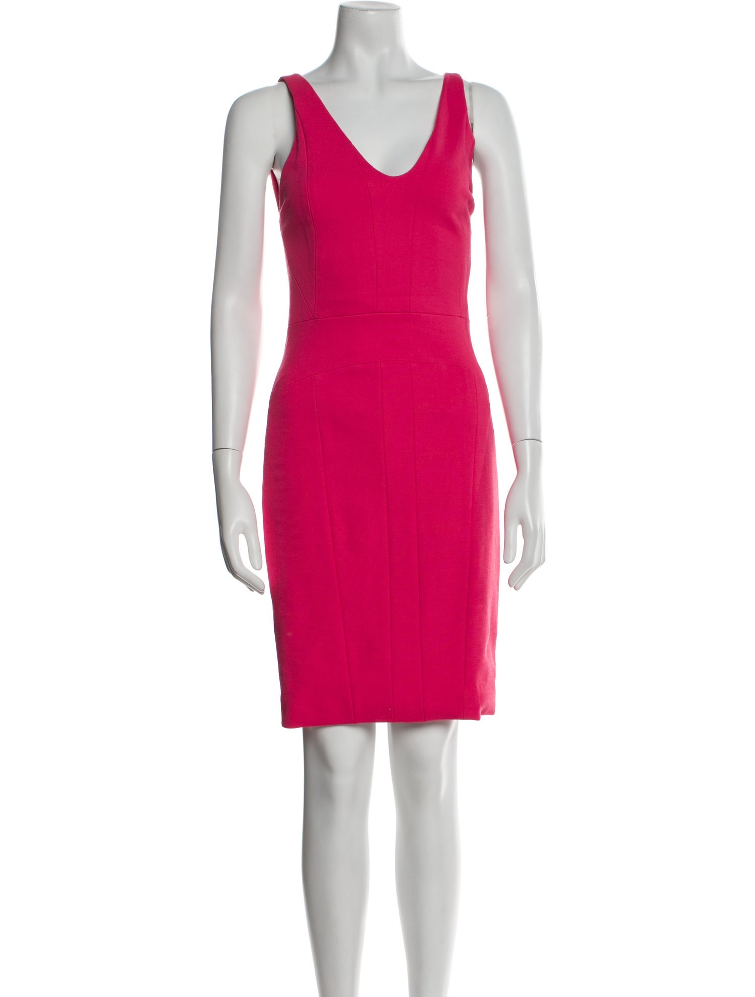 Narciso Rodriguez V-Neck Knee-Length Dress