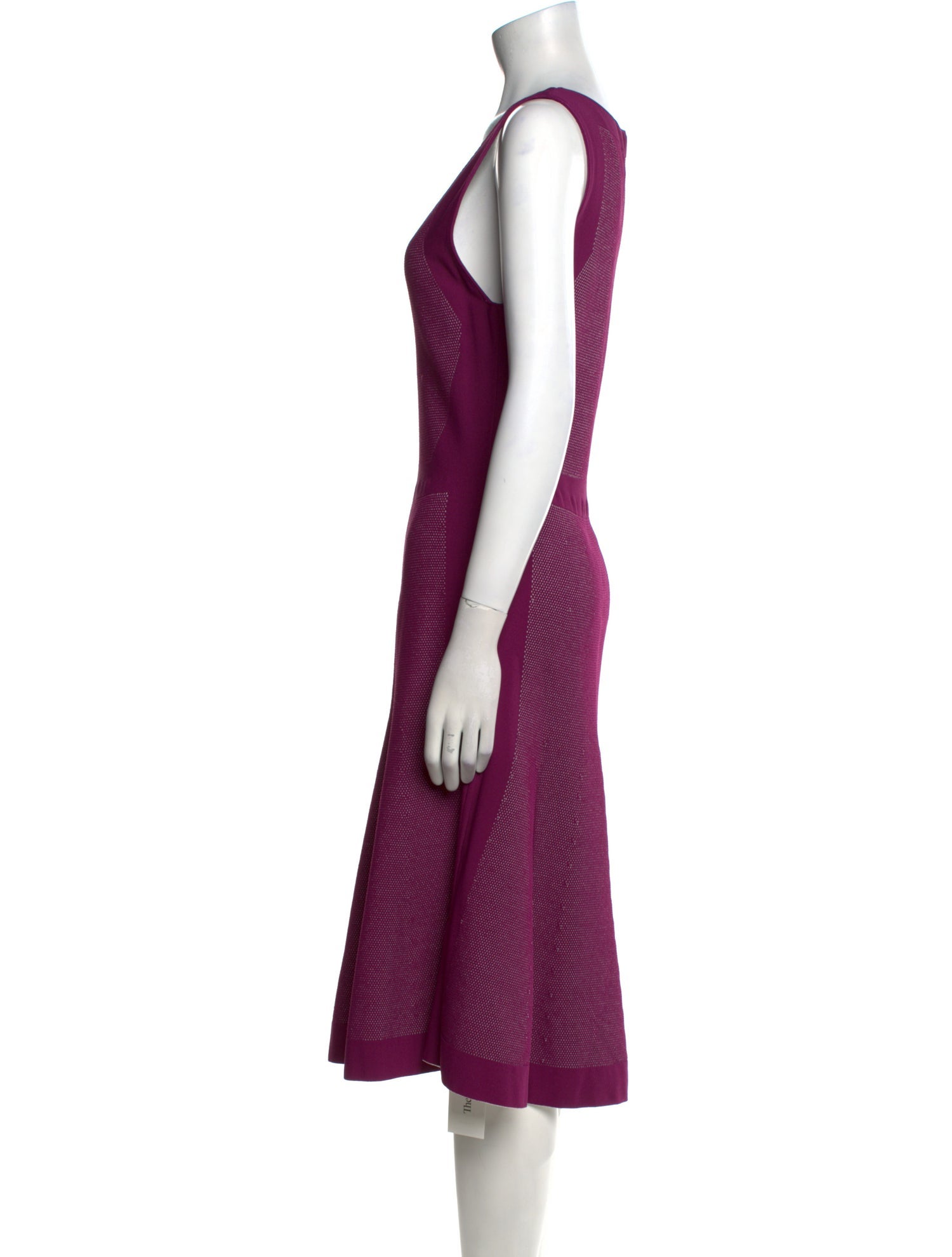 Narciso Rodriguez V-Neck Midi Length Dress