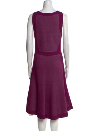 Narciso Rodriguez V-Neck Midi Length Dress