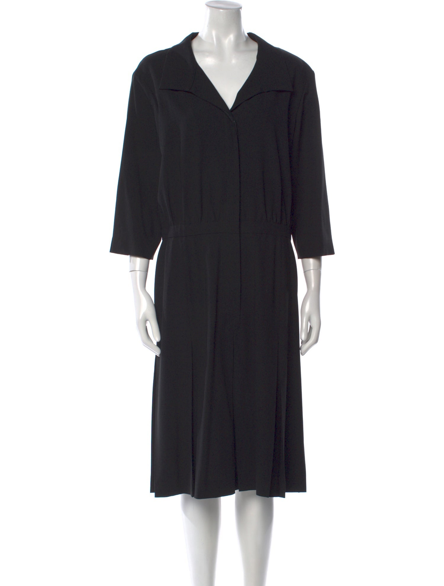 Narciso Rodriguez Virgin Wool Midi Length Dress