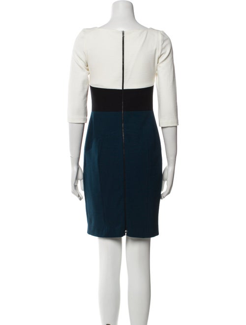 Narciso Rodriguez Square Neckline Mini Dress