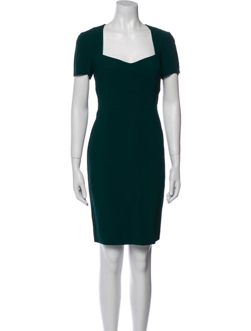 Narciso Rodriguez Square Neckline Mini Dress