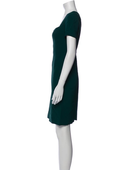 Narciso Rodriguez Square Neckline Mini Dress