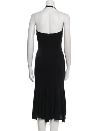 Narciso Rodriguez V-Neck Knee-Length Dress