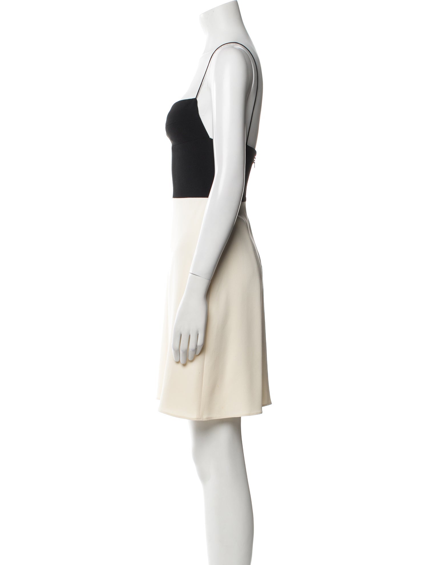 Narciso Rodriguez Square Neckline Mini Dress