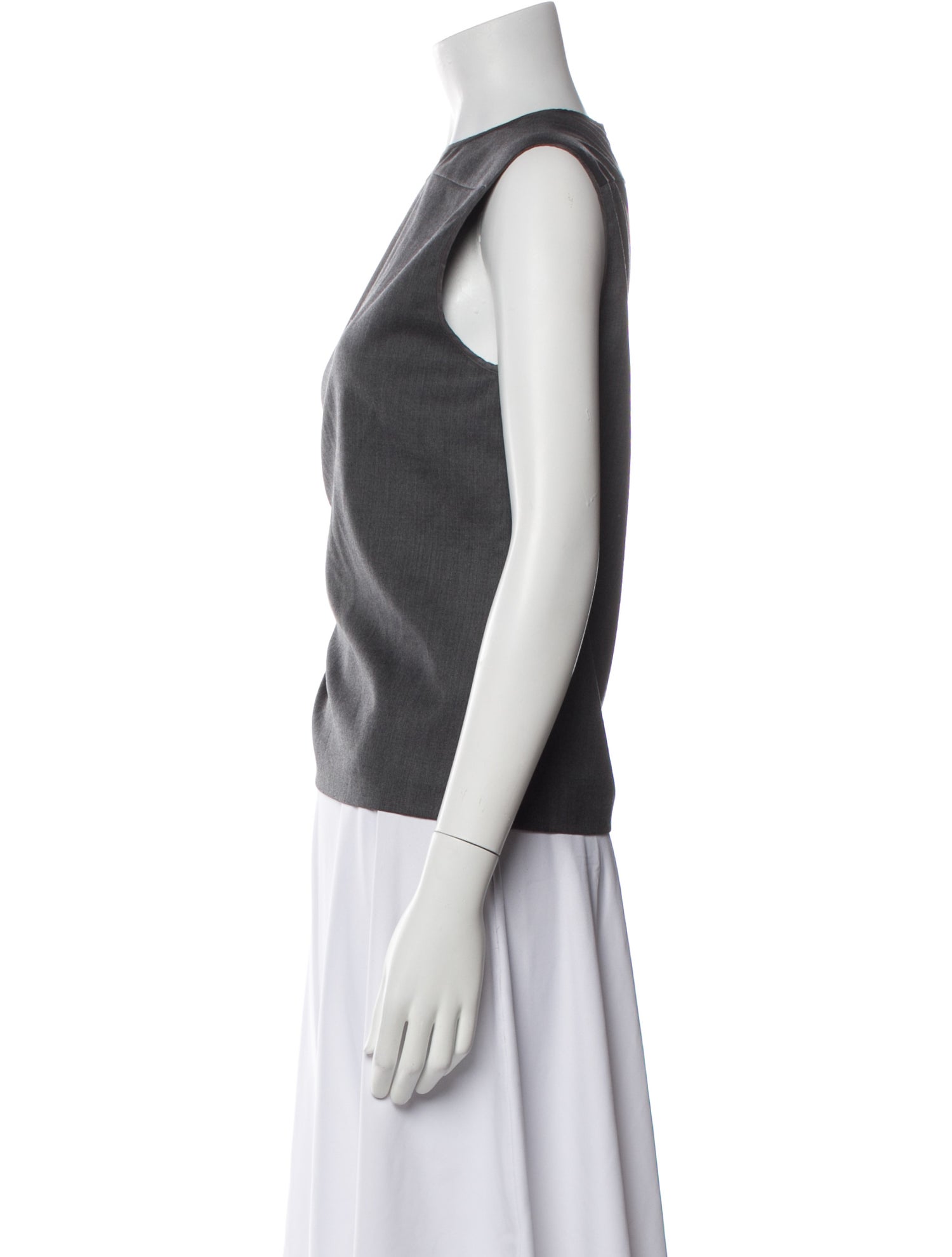 Narciso Rodriguez Wool Crew Neck Top