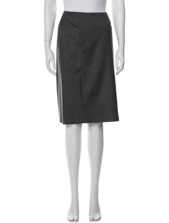 Narciso Rodriguez Wool Knee-Length Skirt