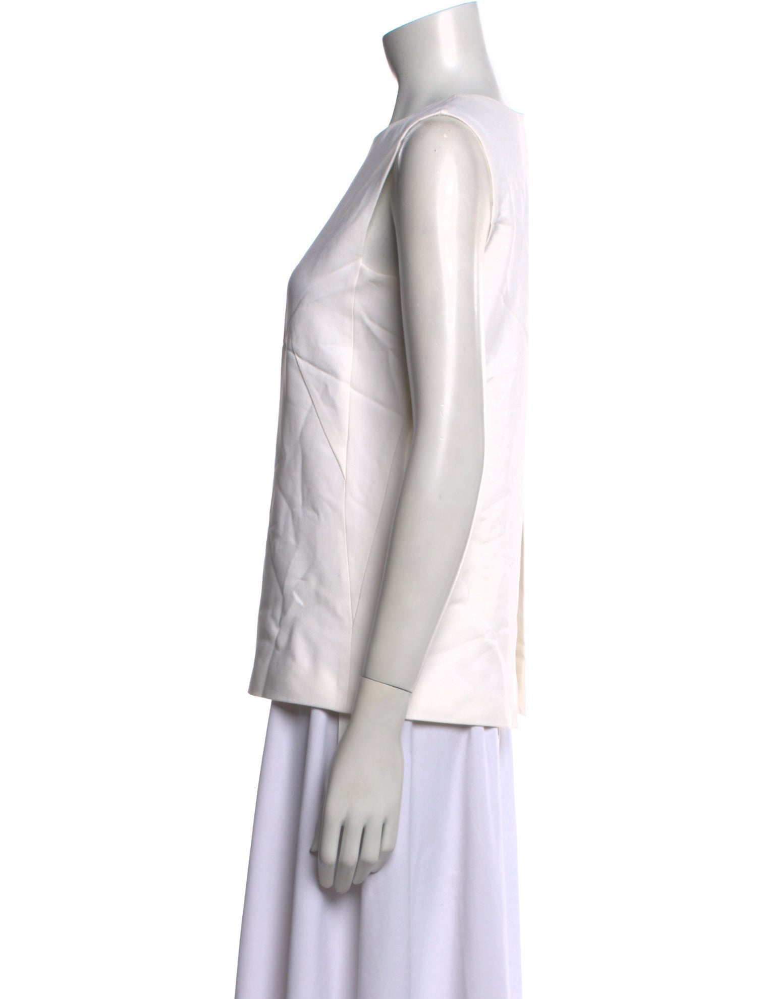 Narciso Rodriguez Crew Neck Sleeveless Top