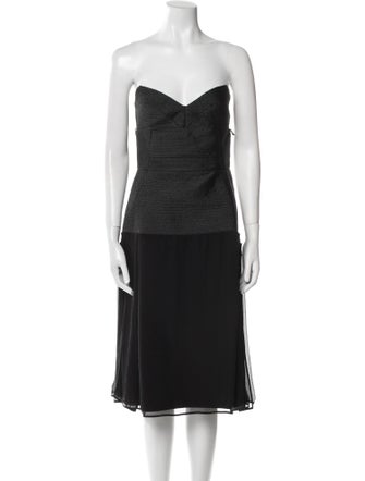 Narciso Rodriguez Strapless Mini Dress