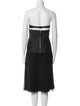 Narciso Rodriguez Strapless Mini Dress
