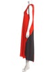 Narciso Rodriguez Colorblock Pattern Long Dress