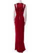 Narciso Rodriguez Square Neckline Long Dress