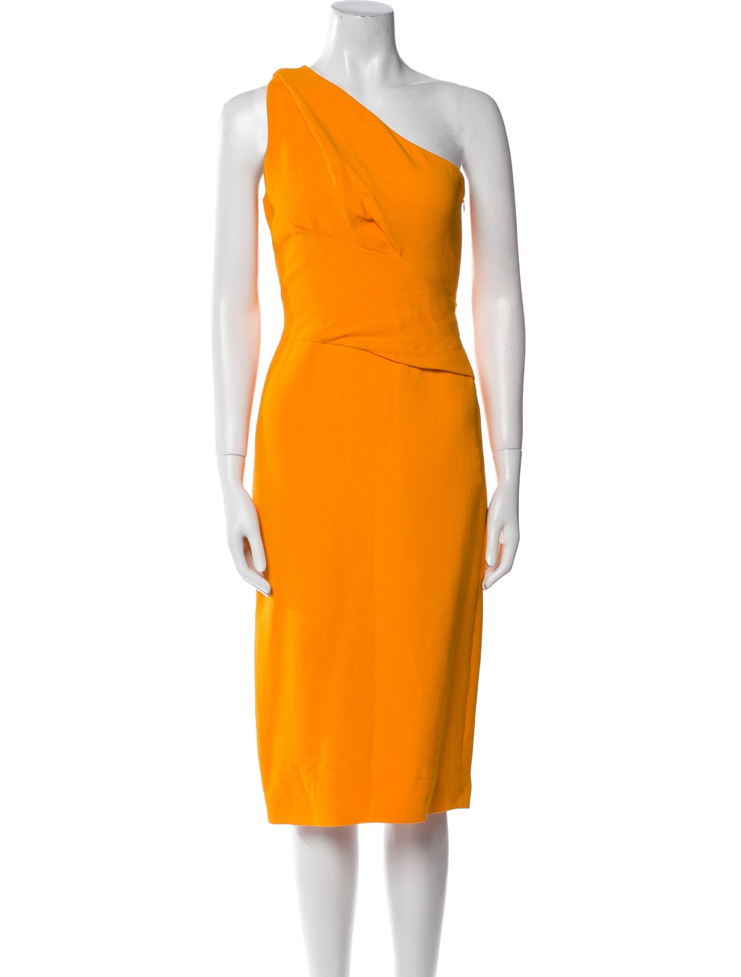 Narciso Rodriguez One-Shoulder Midi Length Dress