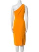 Narciso Rodriguez One-Shoulder Midi Length Dress