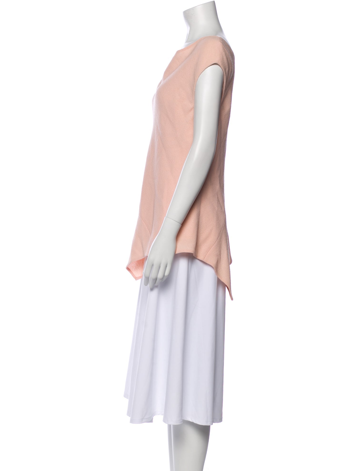 Narciso Rodriguez Virgin Wool Bateau Neckline Tunic