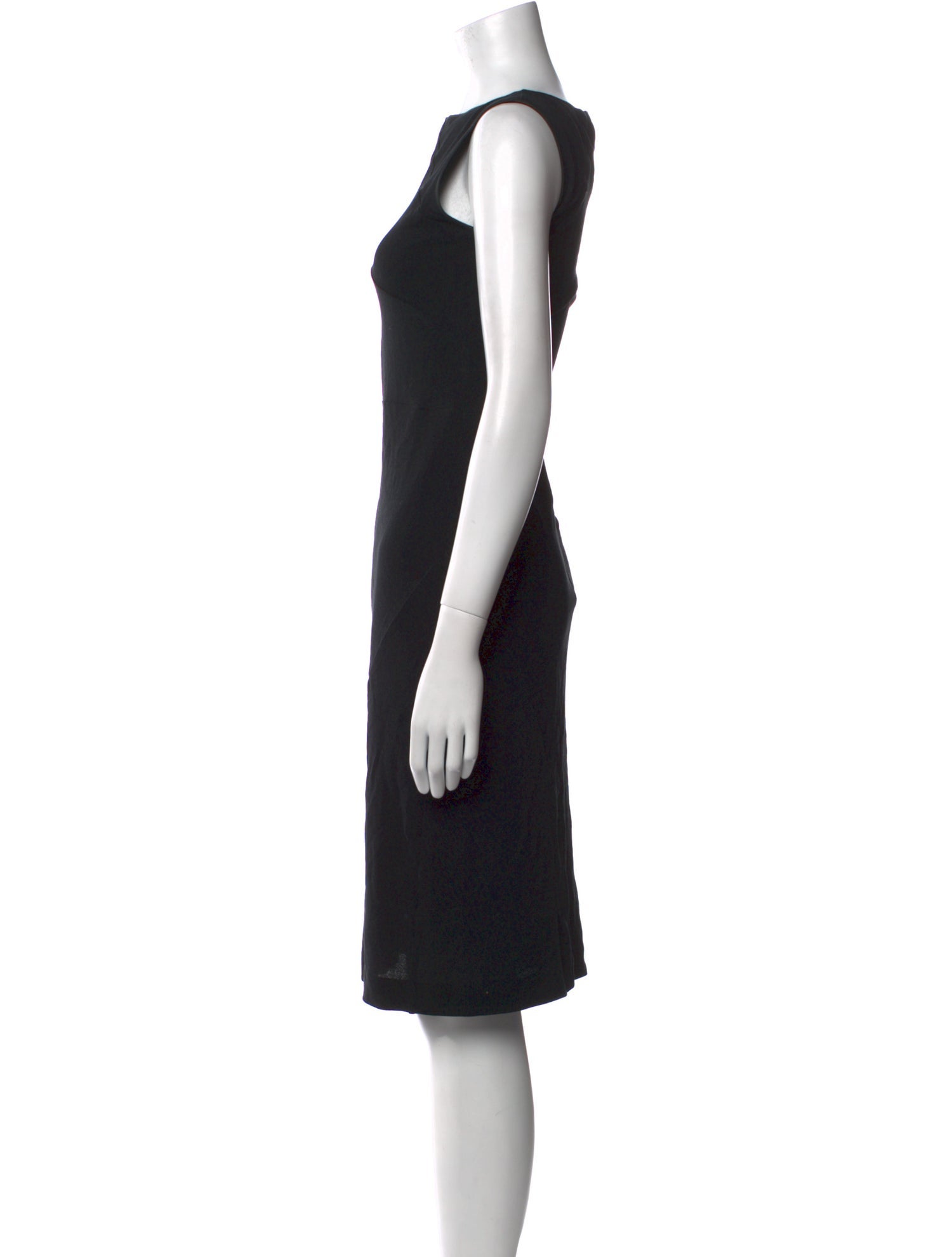 Narciso Rodriguez Bateau Neckline Knee-Length Dress