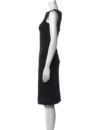 Narciso Rodriguez Bateau Neckline Knee-Length Dress