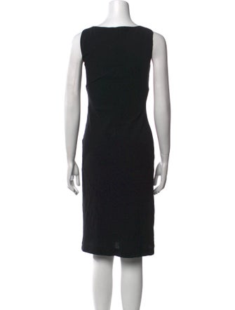 Narciso Rodriguez Bateau Neckline Knee-Length Dress