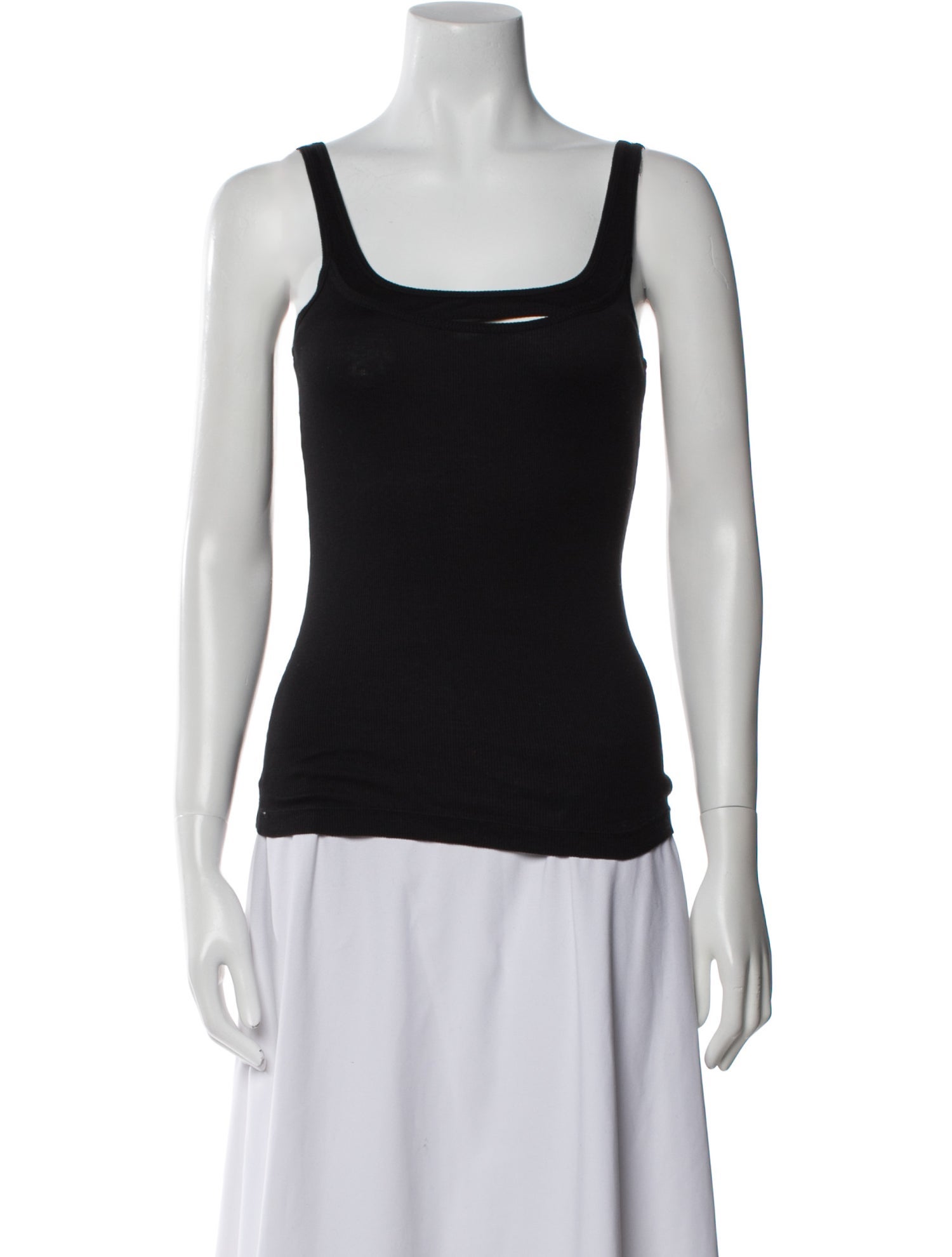 Narciso Rodriguez Square Neckline Sleeveless Top