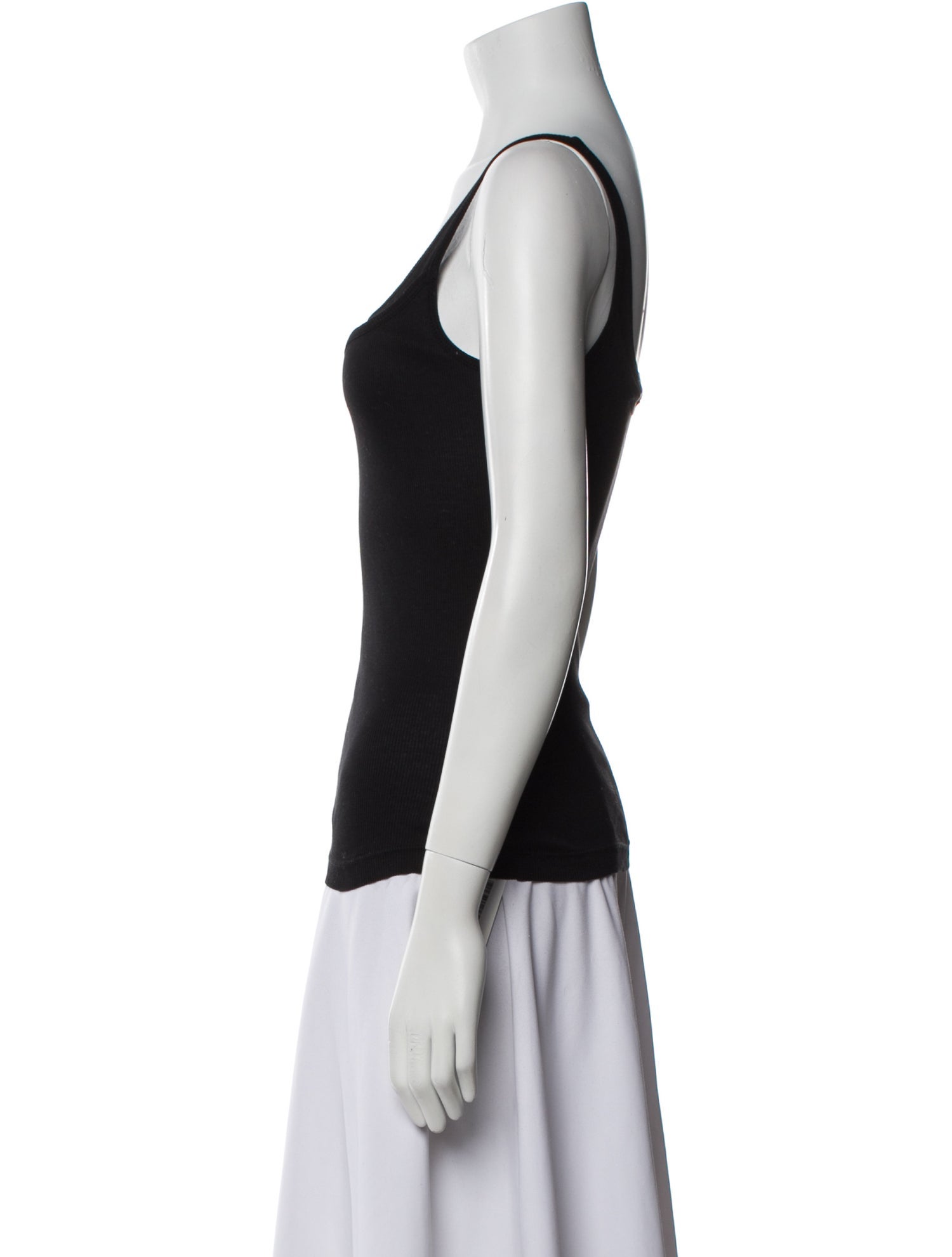 Narciso Rodriguez Square Neckline Sleeveless Top