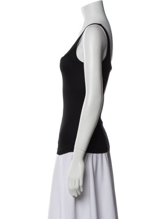 Narciso Rodriguez Square Neckline Sleeveless Top
