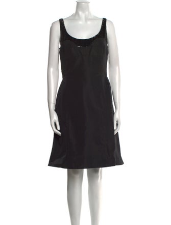 Narciso Rodriguez Silk Knee-Length Dress