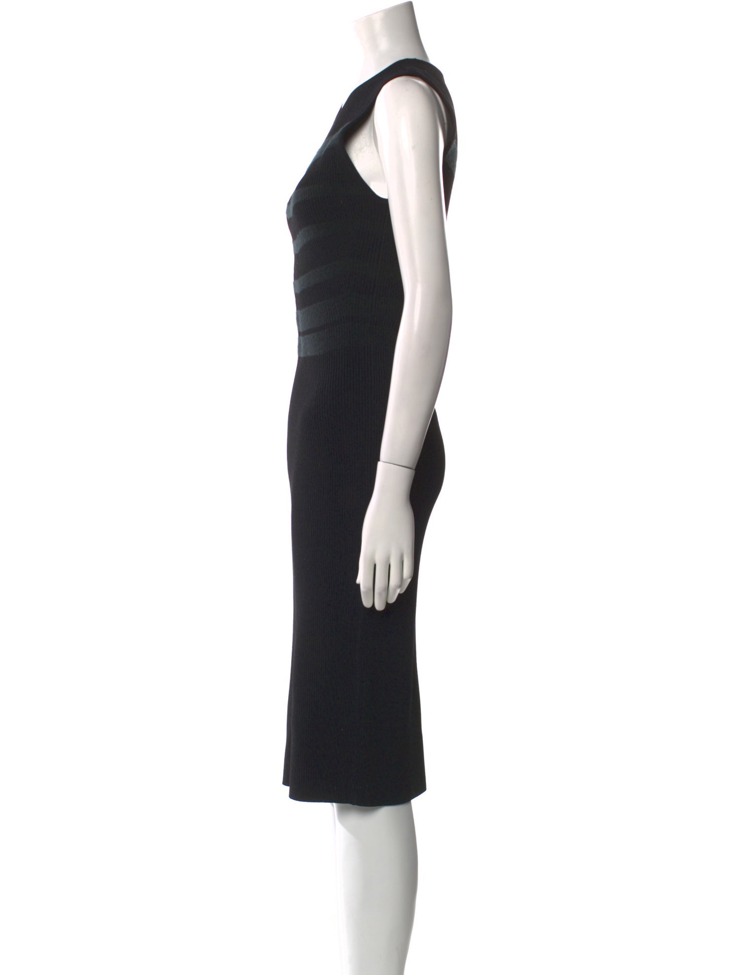 Narciso Rodriguez Crew Neck Midi Length Dress