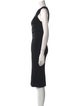 Narciso Rodriguez Crew Neck Midi Length Dress