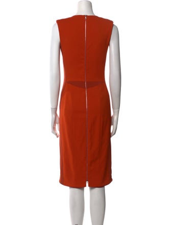 Narciso Rodriguez Crew Neck Midi Length Dress