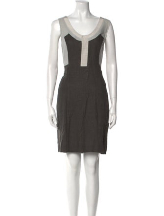 Narciso Rodriguez Linen Mini Dress