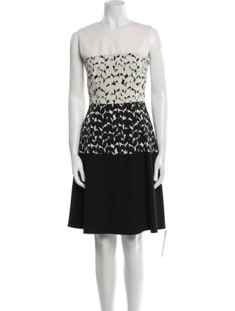 Narciso Rodriguez Printed Knee-Length Dress