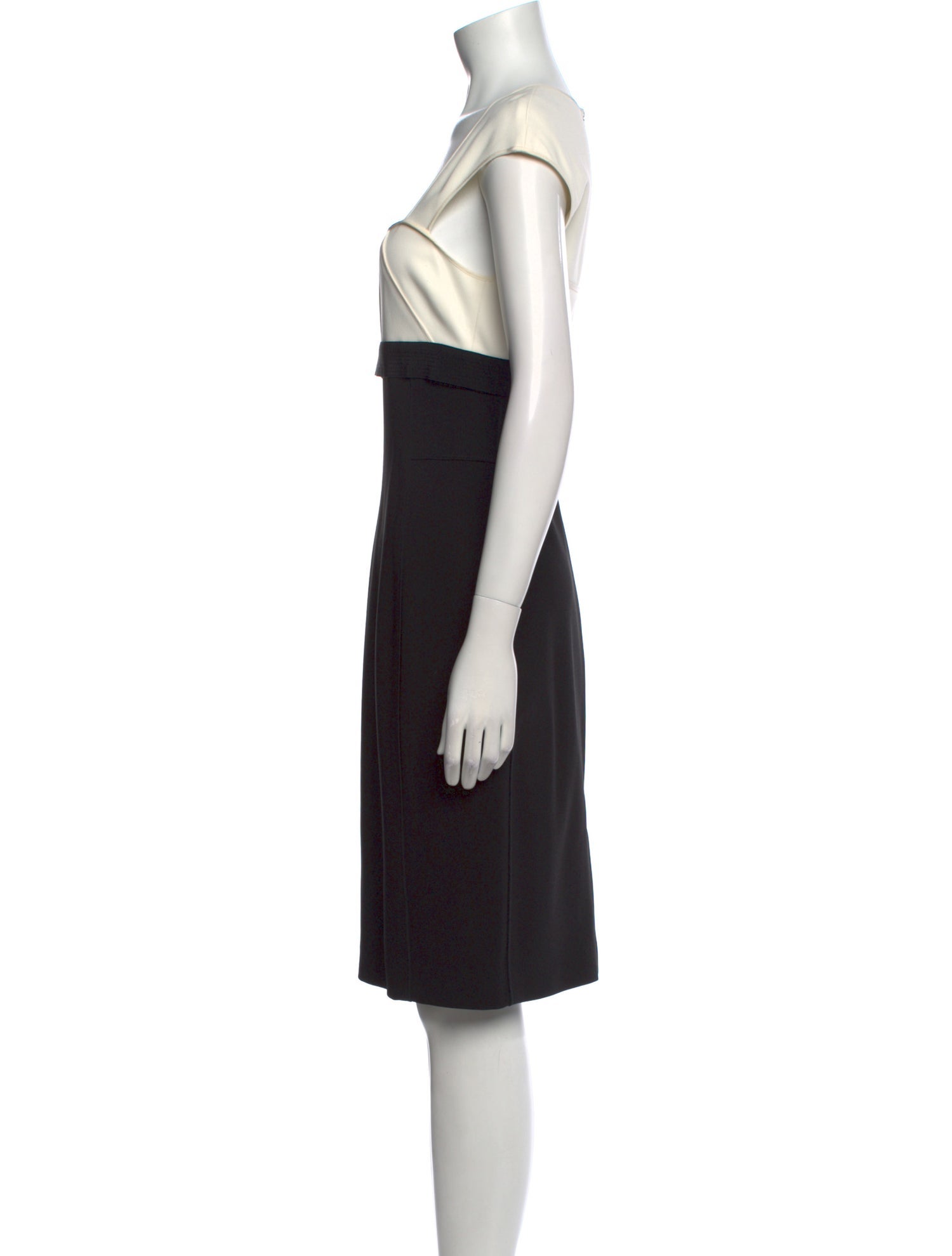 Narciso Rodriguez Colorblock Pattern Knee-Length Dress
