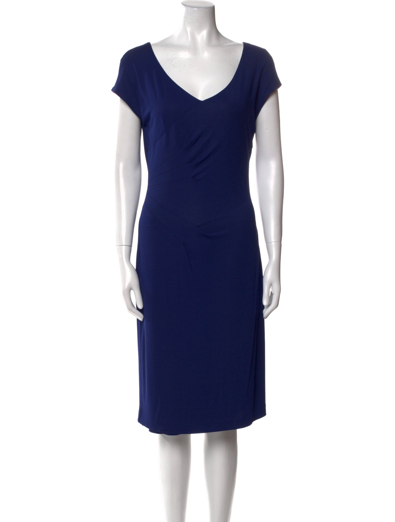 Narciso Rodriguez V-Neck Midi Length Dress