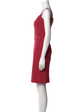 Narciso Rodriguez Scoop Neck Mini Dress