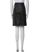 Narciso Rodriguez Leather Knee-Length Skirt