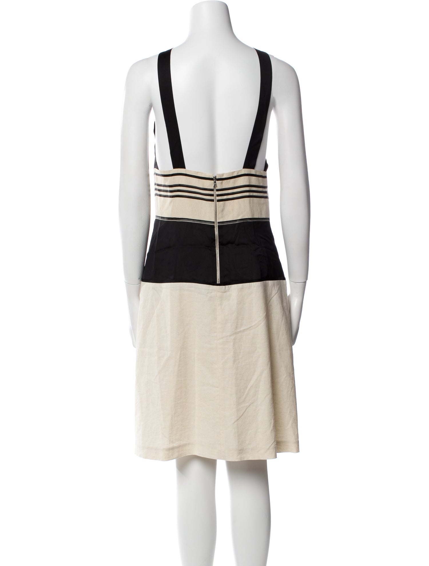 Narciso Rodriguez Striped Knee-Length Dress