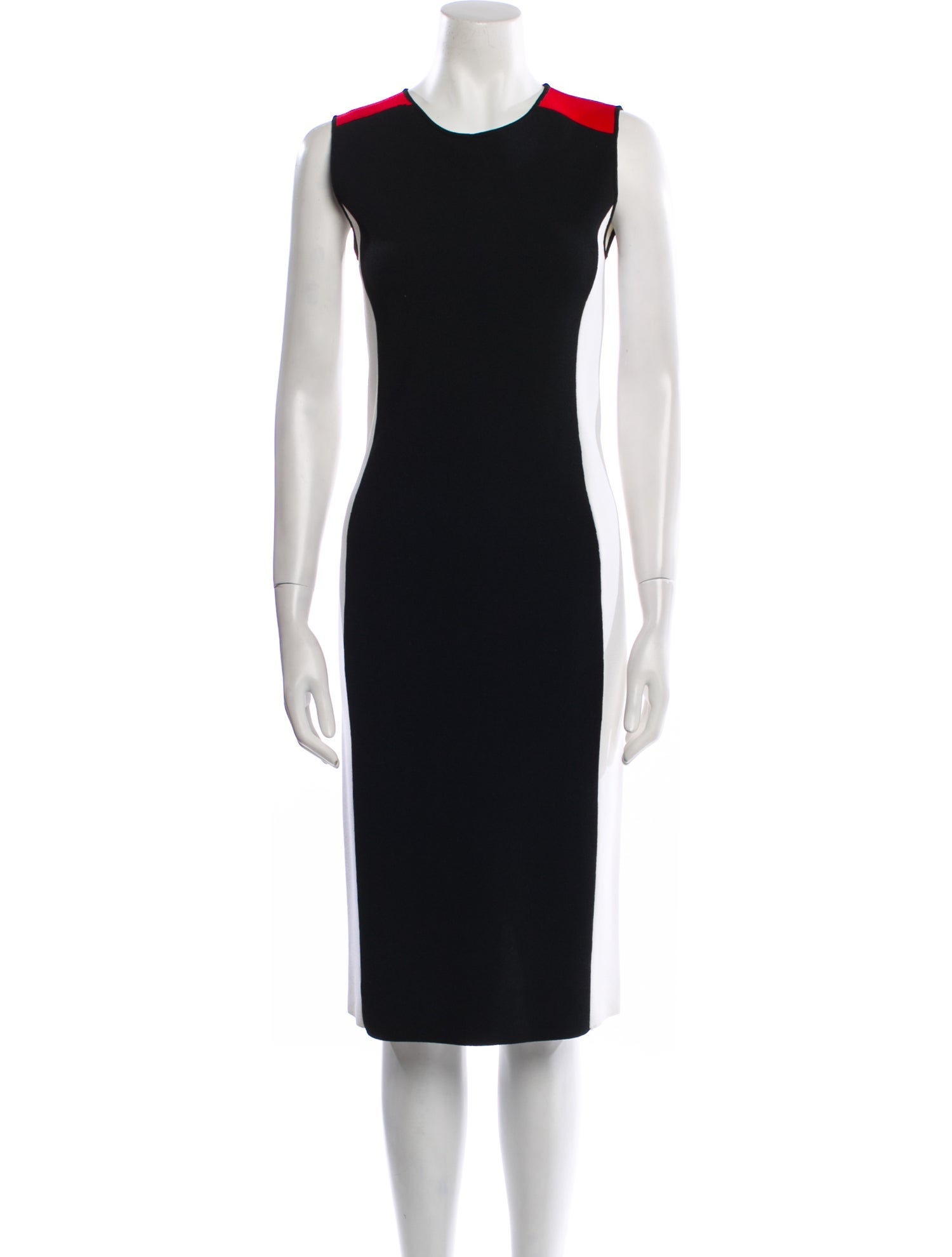Narciso Rodriguez Crew Neck Midi Length Dress