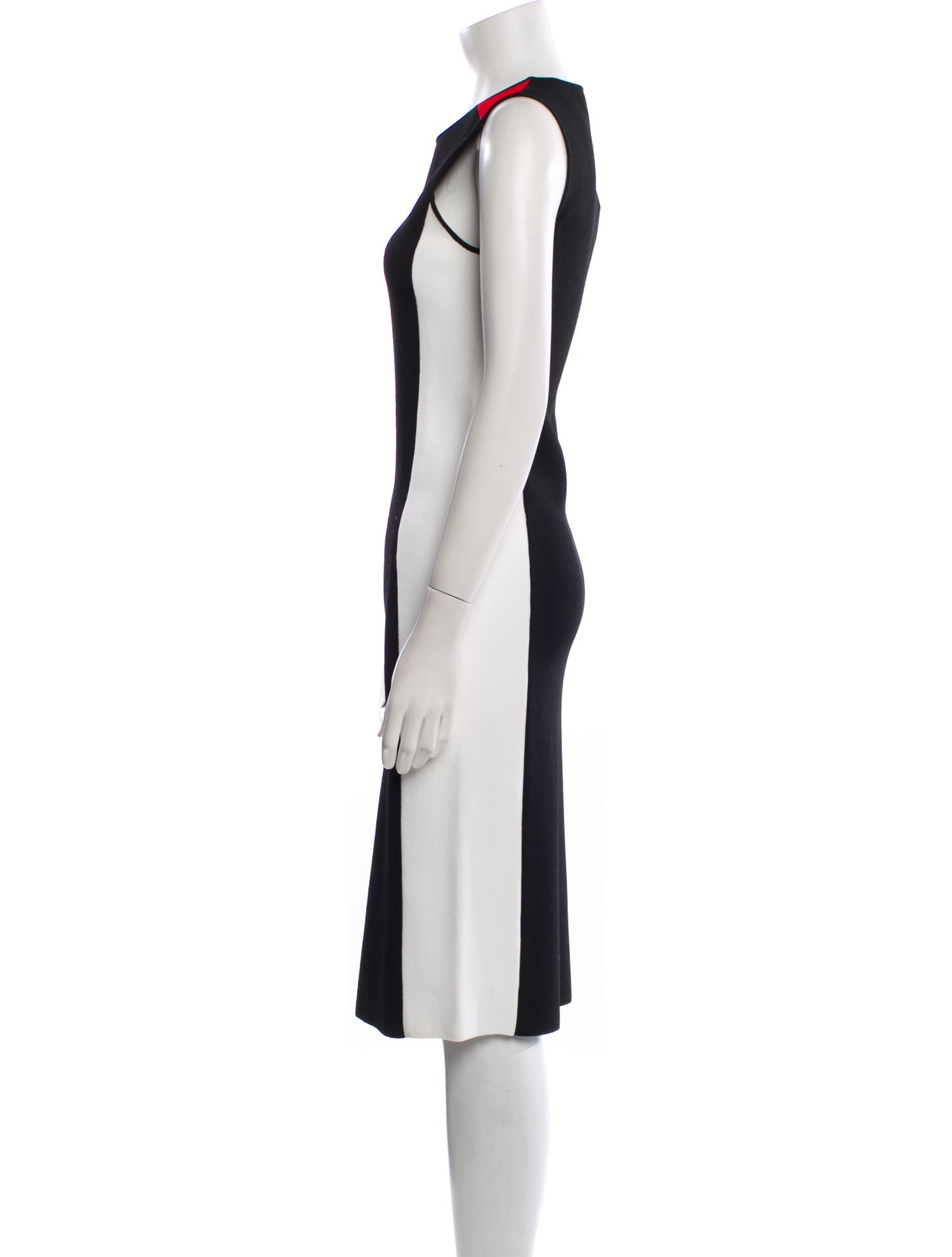 Narciso Rodriguez Crew Neck Midi Length Dress