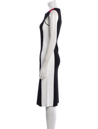 Narciso Rodriguez Crew Neck Midi Length Dress