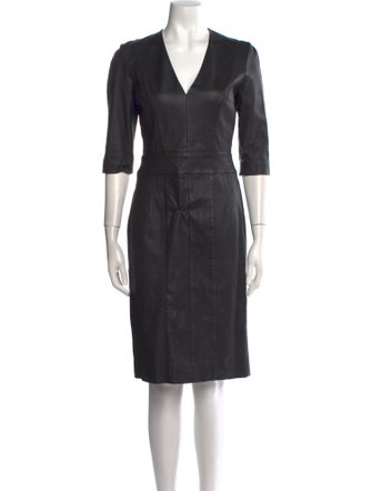 Narciso Rodriguez V-Neck Knee-Length Dress