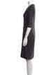 Narciso Rodriguez V-Neck Knee-Length Dress